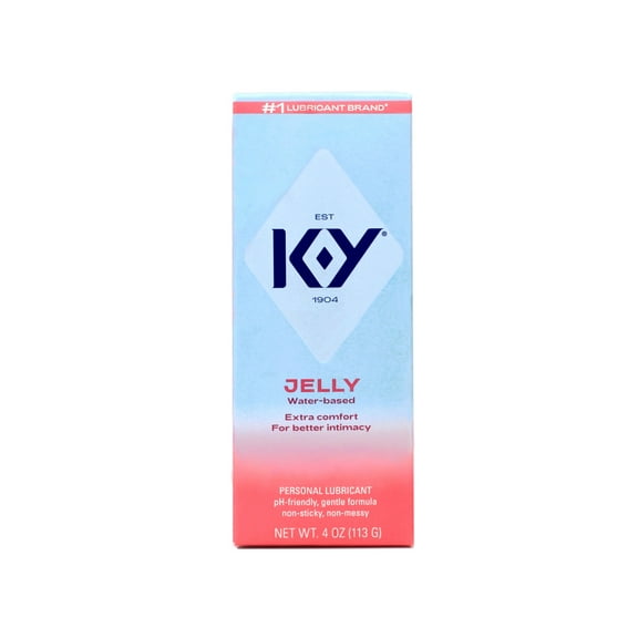 Ky Jelly Personal Lubricant Water-Based Formula for Men, Women - 4 oz