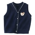 thumbnail image 1 of KyCheLot Baby Unisex Cotton Waistcoat Comfy Sleeveless Solid Color Snap Basic Warm Vest Spring Fall 3-9 Years, 1 of 2