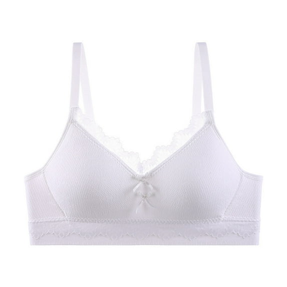 KyCheLot Big Girls Wirefree Bra Soft Wicking Strappy Breathable Comfort Push up Bra 14-18 Years