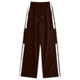 thumbnail image 1 of KyCheLot Boys Girls Cargo Pants Baggy Straight Leg Activewear Jogger Pants with Pockets Streetwear 5-16 Years, 1 of 6