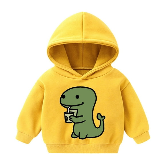 KyCheLot Boys Girls Hoodies Print Cute Warm Long Sleeve Shirts Casual Sweatshirt School Daily 2-7 Years