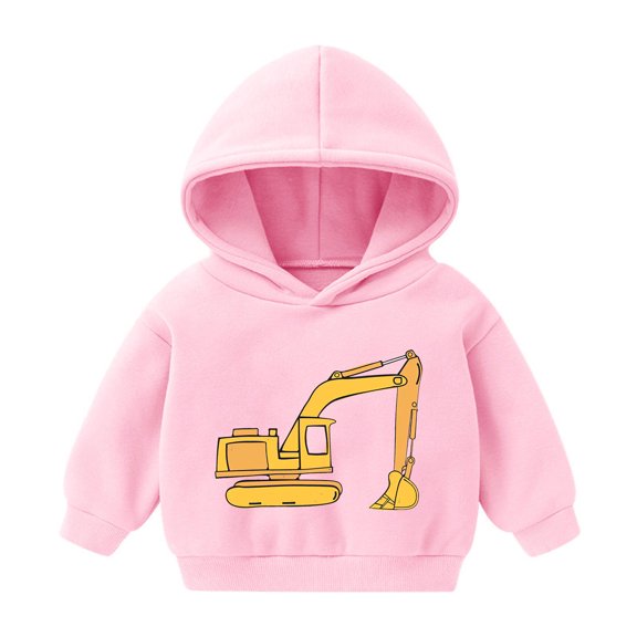 KyCheLot Boys Girls Hoodies Print Cute Warm Long Sleeve Shirts Casual Sweatshirt School Daily 2-7 Years