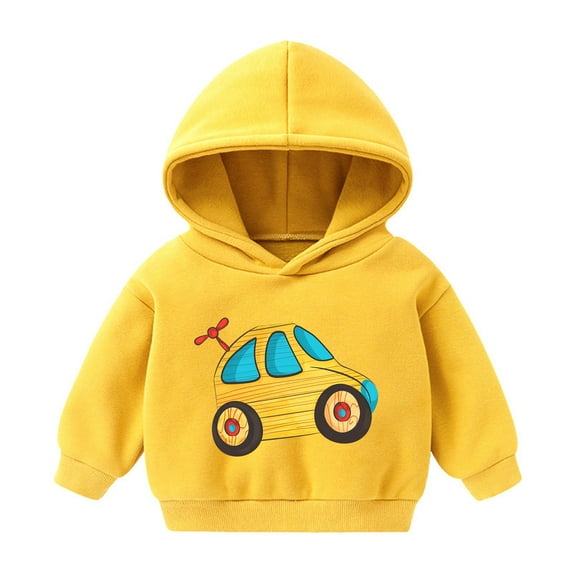 KyCheLot Boys Girls Hoodies Print Cute Warm Long Sleeve Shirts Casual Sweatshirt School Daily 2-7 Years