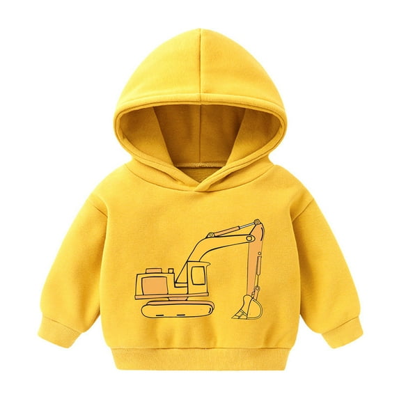 KyCheLot Boys Girls Hoodies Print Cute Warm Long Sleeve Shirts Casual Sweatshirt School Daily 2-7 Years