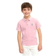 thumbnail image 1 of KyCheLot Boys Girls School Tops Solid Color Pullover Short Sleeve Button up Collar Casual Uniform Shirt 3-16 Years, 1 of 5