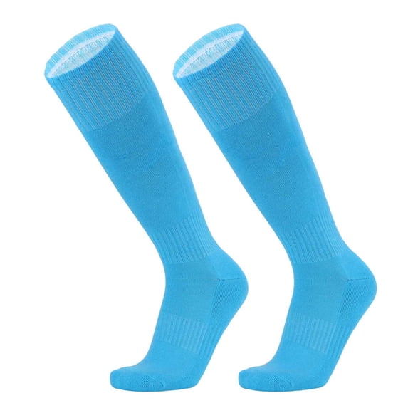 KyCheLot Boys' Girls' Socks Solid Color Knee-High Stockings Kids Lightweight Breathable Activewear