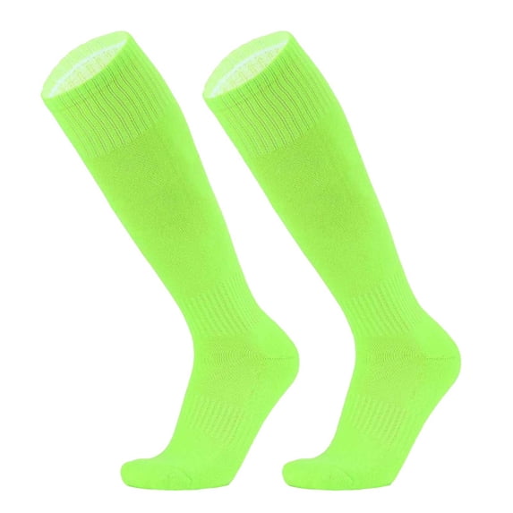 KyCheLot Boys' Girls' Socks Solid Color Knee-High Stockings Kids Lightweight Breathable Activewear