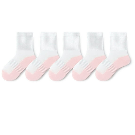 KyCheLot Boys Girls Sport Socks Comfy Cotton Wicking Schoolwear Crew Socks Athletic Socks 1-19 Years