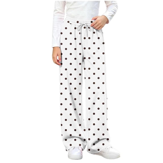 KyCheLot Kids Sweatpants with Pocket Drawstring Solid Color Elastic Waist Pants Kids Comfy Workout Joggers
