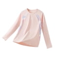 thumbnail image 1 of KyCheLot Girls Atheletic Tops Wicking Long Sleeve Quick Dry Pullover Sun Protection Workout Shirts for 5-15 Years, 1 of 6