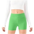 thumbnail image 1 of KyCheLot Girls Athletic Shorts Workout Dance Basic High Waist Slim Quick Dry Comfy Soft Biker Short 5-14 Years, 1 of 6