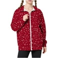 thumbnail image 1 of KyCheLot Girls Casual Jackets Lightweight Spring Long Sleeve Print Full Zip Spring Outerwear with Pockets 5-15 Years, 1 of 6