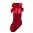 thumbnail image 1 of KyCheLot Girls Cotton Socks Solid Color Bow Knot Long-High Strench Socks Trendy Ruffle Trim Stockings, 1 of 5