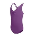thumbnail image 1 of KyCheLot Girls Leotard Summer Crisscross Back Sleeveless Comfy Quick Dry V Neck Dance Bodysuit 3-14 Years, 1 of 6