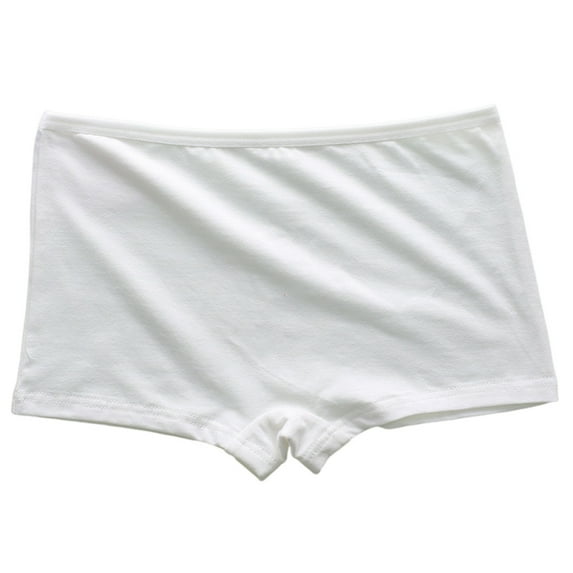 KyCheLot Girls Seamless Underwear Soft Solid Color Boyshorts Breathable Comfort Cotton Boxer Briefs 4-15 Years