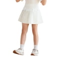 thumbnail image 1 of KyCheLot Girls Skirts Bow Pleated School Uniforms High Waist A-Line Mini Skirts for Everyday 3-14 Years, 1 of 4