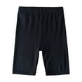 thumbnail image 1 of KyCheLot Girls Tight Shorts Under Dress Breathable Stretchy Waist Slim Solid Color Thin Yoga Leggings 2-12 Years, 1 of 5