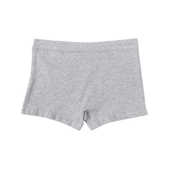 KyCheLot Girls Underwear Cotton Boyshorts Stretch High Waist Panties Solid Color Comfort Boxer Briefs 6-13 Years