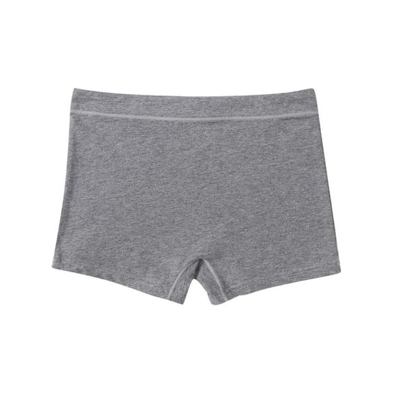 KyCheLot Girls Underwear Cotton Boyshorts Stretch High Waist Panties Solid Color Comfort Boxer Briefs 6-13 Years