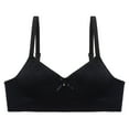 thumbnail image 1 of KyCheLot Girls Wirefree Bra School Daily Comfy Breathable Soft Stretch Solid Color Cute Everyday Bras 14-18 Years, 1 of 5