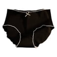 thumbnail image 1 of KyCheLot Kids Girls Briefs Seamless Soft Cotton Breathable Stretchy Mid Waist Underwear 8-19 Years, 1 of 7