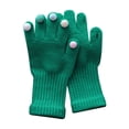 thumbnail image 1 of KyCheLot Kids Knitted Gloves Solid Color Full Finger Stretchy Thicken Gloves Winter Trendy Thermal Gloves, 1 of 4