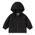thumbnail image 1 of KyCheLot Kids Toddler Boys Windbreaker Casual Outerwear Lightweight Zip Hooded Jacket Windproof Coat 2-12 Years, 1 of 3