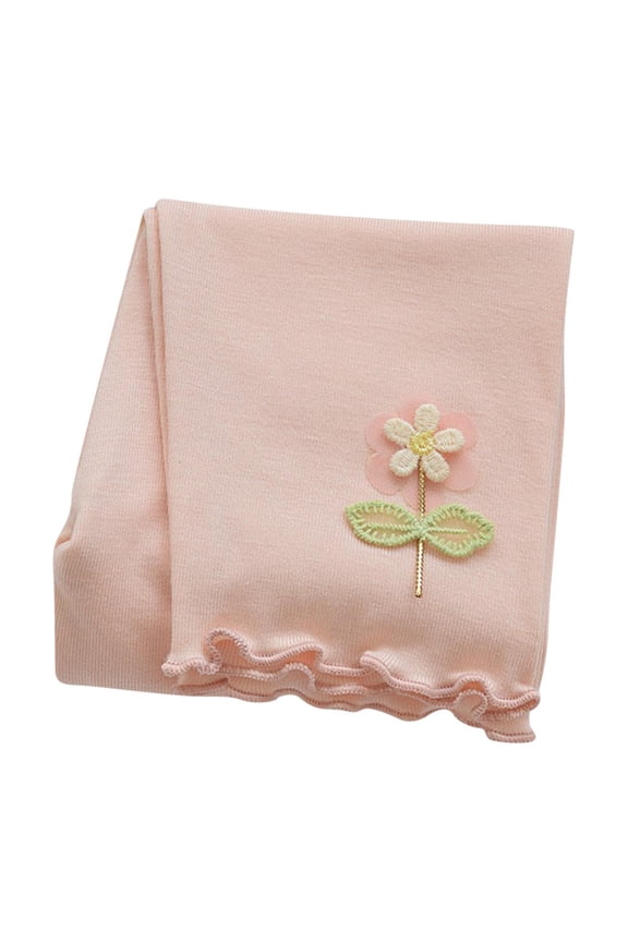 Little Girls Leggings Stretch Knit Footless Elastic Waist Slim Bottom Pants 2-10 Years