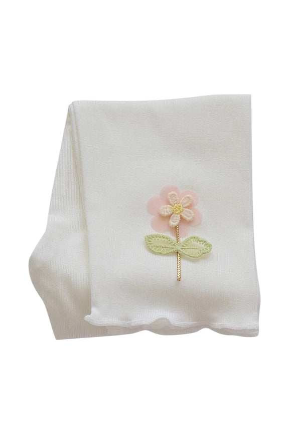 Little Girls Leggings Stretch Knit Footless Elastic Waist Slim Bottom Pants 2-10 Years