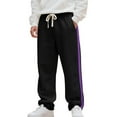 thumbnail image 1 of KyCheLot Men's Baggy Sweatpants Striped High Waist Wide Leg Track Pants Athletic Joggers with Pockets, 1 of 6