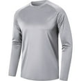 thumbnail image 1 of KyCheLot Men's Long Sleeve T-Shirts Muscle Shirts Quick Dry Lightweight Workout Blouse Hiking Running, 1 of 2