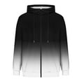 thumbnail image 1 of KyCheLot Men's Sweatshirts Jacket Oversized Gradient Color Full Zip Long Sleeve Hooded Outerwear with Pockets, 1 of 5