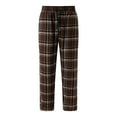 thumbnail image 1 of KyCheLot Mens Pajama Pants Plaid Casual Comfy Drawstring Elastic Waist with Pockets Loose Straight Leg Trousers Home, 1 of 2