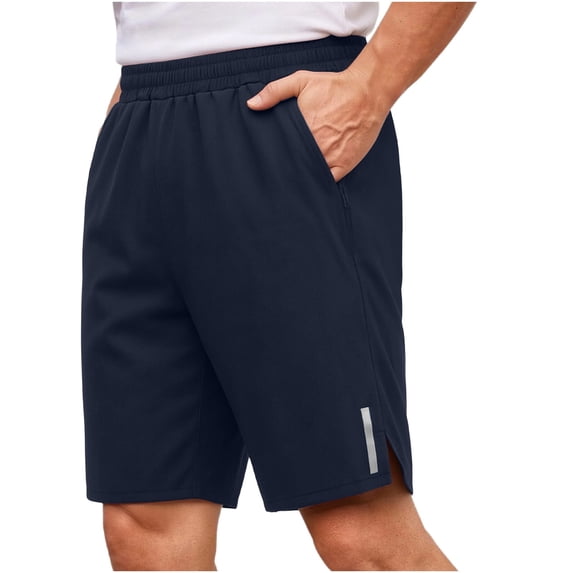 KyCheLot Mens Summer Active Shorts Everyday Elastic High Waist Quick Dry Basketball Workout Shorts