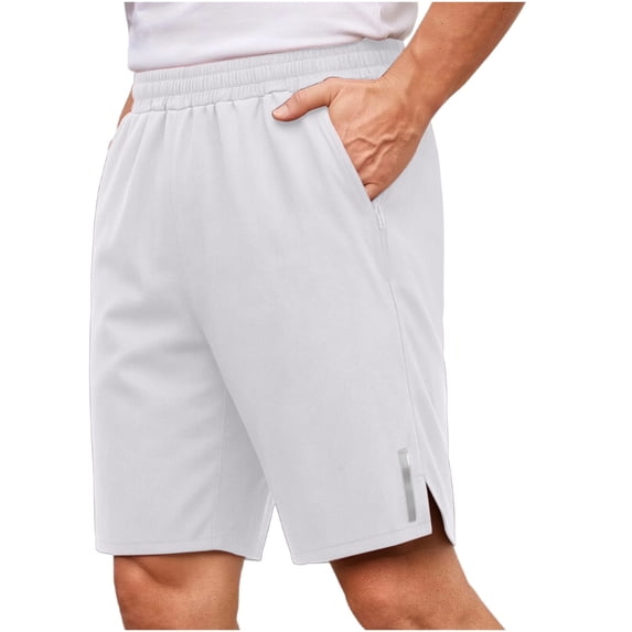 KyCheLot Mens Summer Active Shorts Everyday Elastic High Waist Quick Dry Basketball Workout Shorts