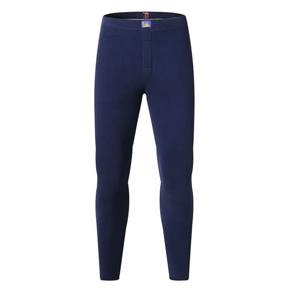 KyCheLot Mens Warm Bottoms Casual Winter Slim Thermal Underwear Fleece Lined Leggings