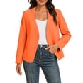 thumbnail image 1 of KyCheLot Plus Size Blazers for Women Fall Solid Color Long Sleeve Jackets Casual Work Business Officewear, 1 of 9