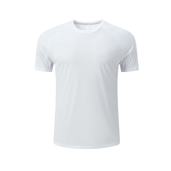 KyCheLot Running Shirts for Men Lightweight Sun Protection Lightweight Wicking Short Sleeve Crewneck T-Shirts