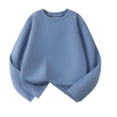 thumbnail image 1 of KyCheLot Shirts for Boys Long Sleeve Crew Neck Solid Color Tee-Shirts Casual Loose Comfort Daily School Pullover, 1 of 7