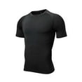 thumbnail image 1 of KyCheLot Slim Workout Shirt for Men Quick Dry Thin Short Sleeve Undershirt Summer Athletic T-Shirt, 1 of 5