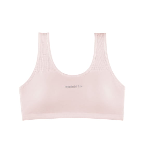 KyCheLot Sports Bra for Girls with Pads Lightweight Comfort Soft Seamless Training Bras 10-14 Years