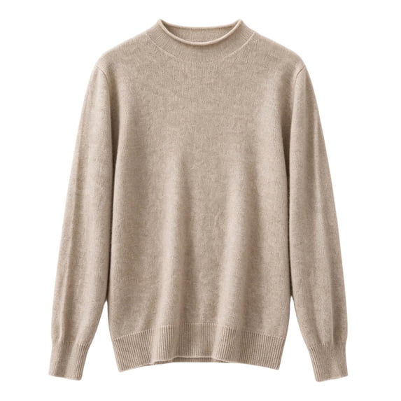 KyCheLot Sweaters for Kids Solid Color Long Sleeve Round Neck Knitted Clothes Lightweight Travel Pullover Tops