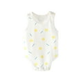 thumbnail image 1 of KyCheLot Tank Romper Top for Boy Girl Summer Sleeveless Jumpsuit Baby Comfy Bodysuit 3-18 Months, 1 of 3