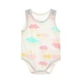 thumbnail image 1 of KyCheLot Tank Romper Top for Boy Girl Summer Sleeveless Jumpsuit Baby Comfy Bodysuit 3-18 Months, 1 of 3