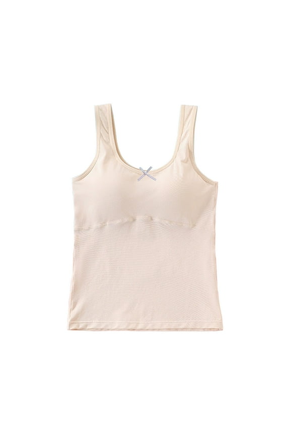 Training Bras for Girls Camisoles Long Bra Seamless Lightweight Padded Sport Bra 8-12 Years