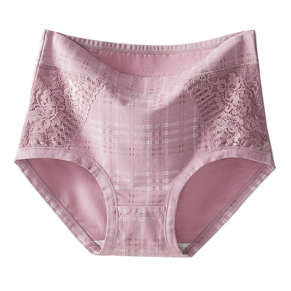 KyCheLot Women's Comfy Underwear Plus Size XL-5XL High Waist Belly Hide Classic Full Coverage Briefs