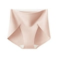 thumbnail image 1 of KyCheLot Women's Seamless Underwear Comfy Cotton High Cut Breathable No Show Panties, 1 of 4
