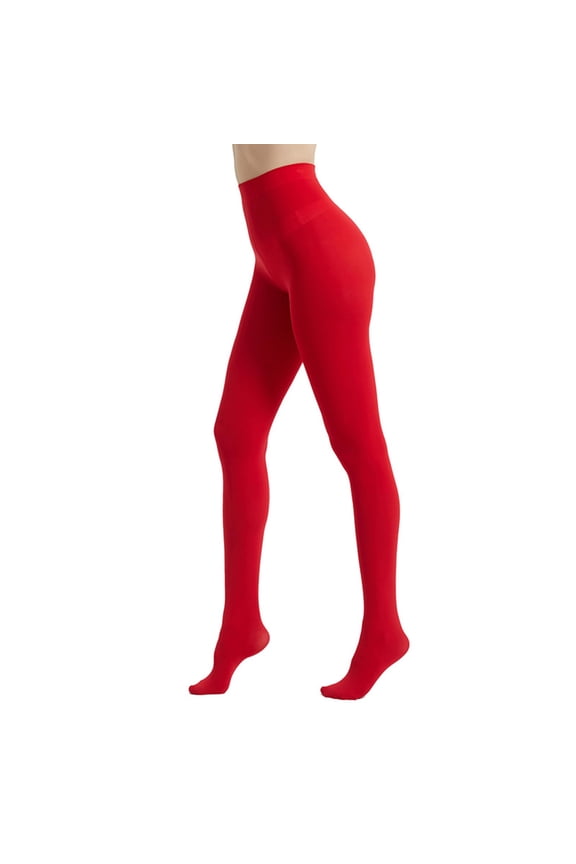 Women's Tights Solid Color Stretchable High Waist Footed Pantyhose Stockings