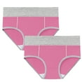 thumbnail image 1 of KyCheLot Womens 2 Pack Plus Size Underwear Cotton Briefs Full Coverage Breathable Soft High Waist Underpants, 1 of 2