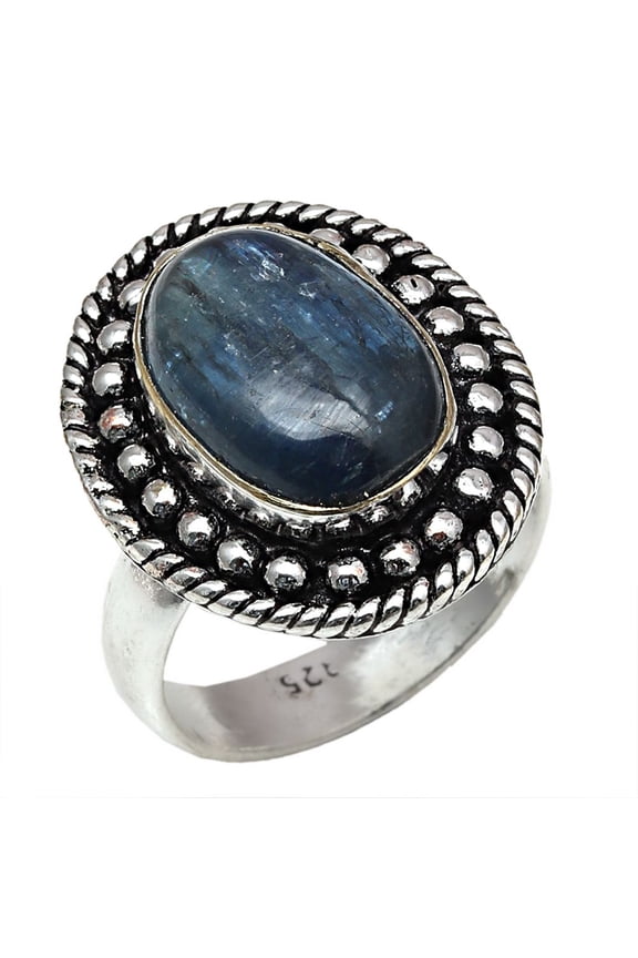 Kyanite Gemstone Handmade Silver Jewelry "7"